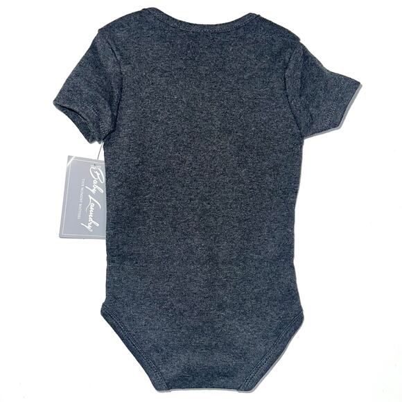 NWT Baby Laundry Grey Sailboat Baby Bodysuit Size 3-6M - Picture 6 of 8